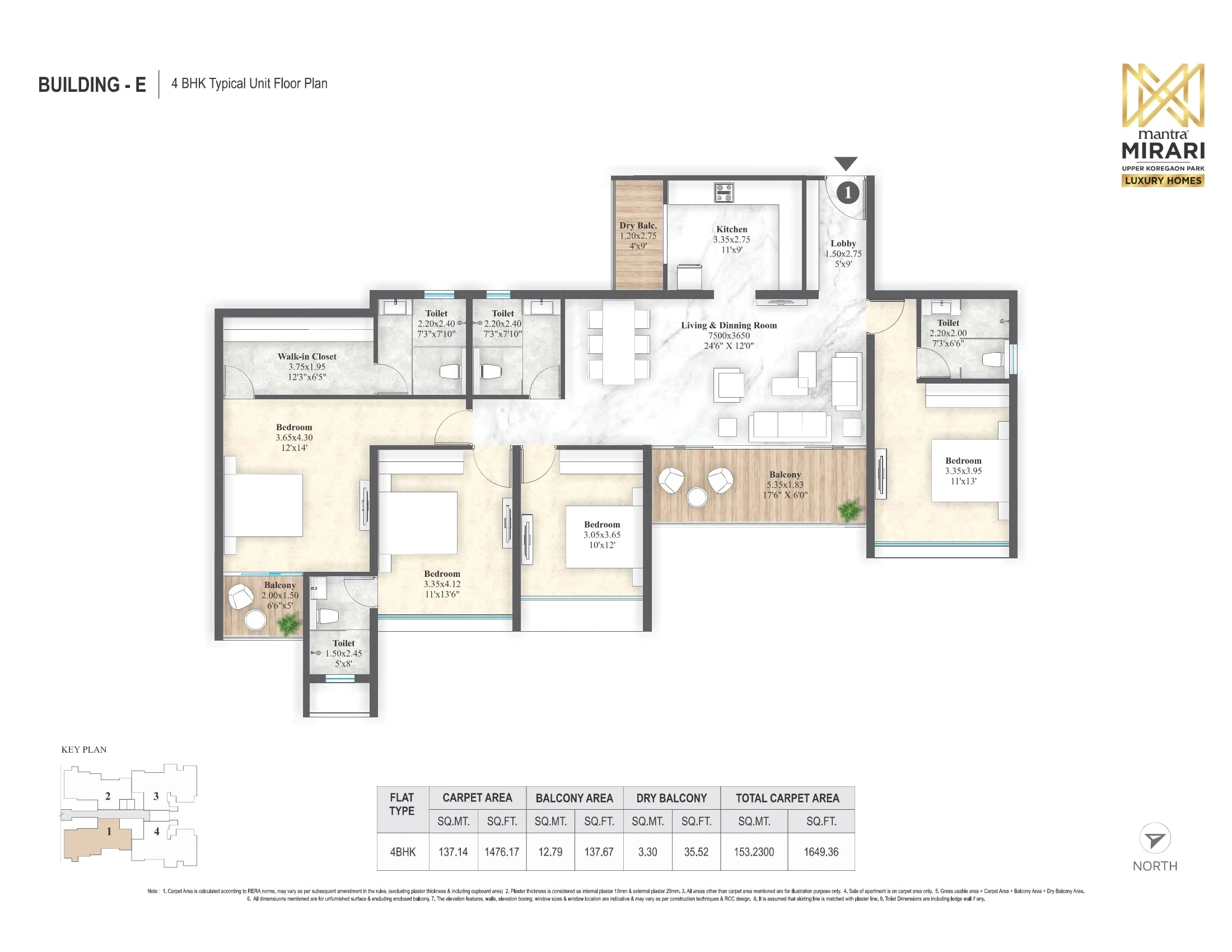 Mantra Mirari Floor Plan